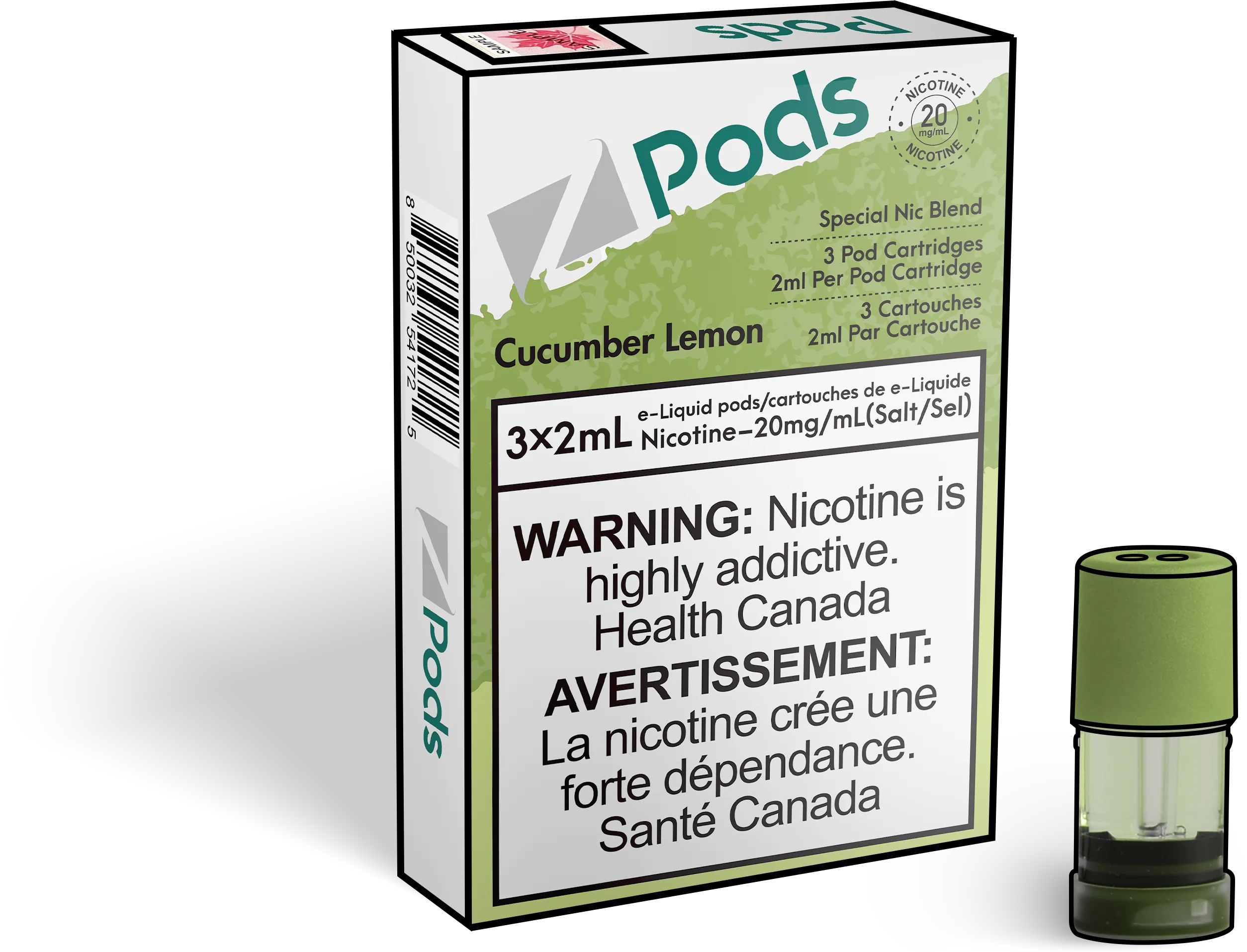 Z Pods - Concombre Citron (PROVINCIAL)