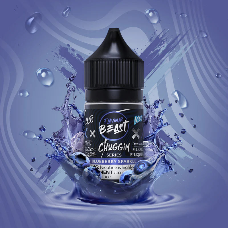 Flavour Beast Salt - Chuggin' Blueberry Sparkle Iced (PROVINCIAL)