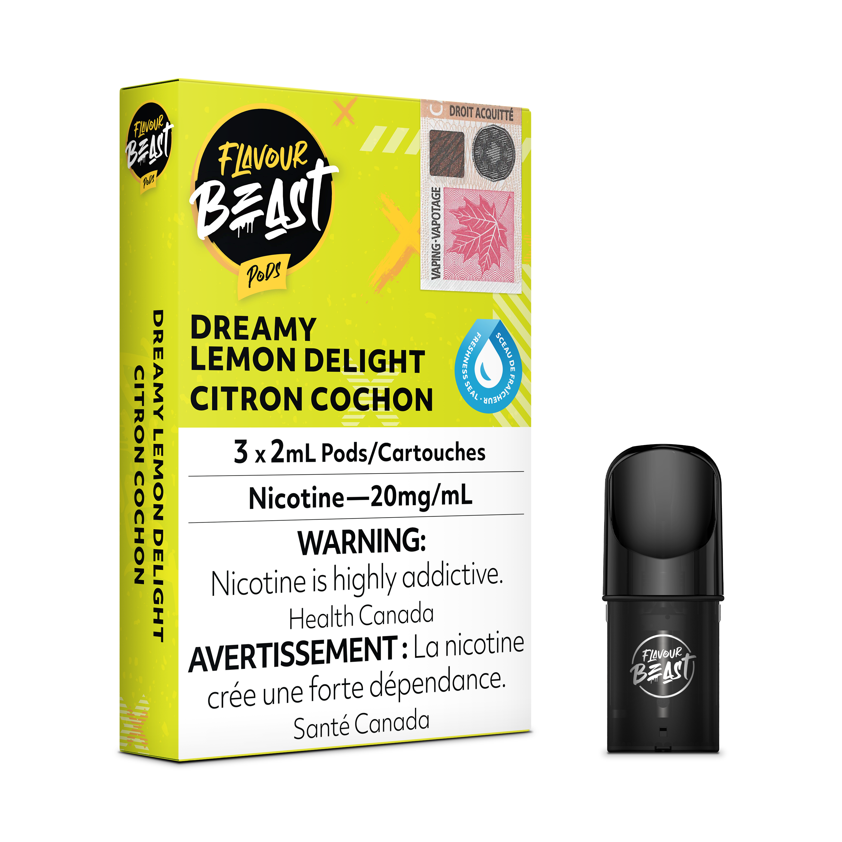 Capsules Flavour Beast Flow - Bomb Blue Razz (Compatible avec STLTH)