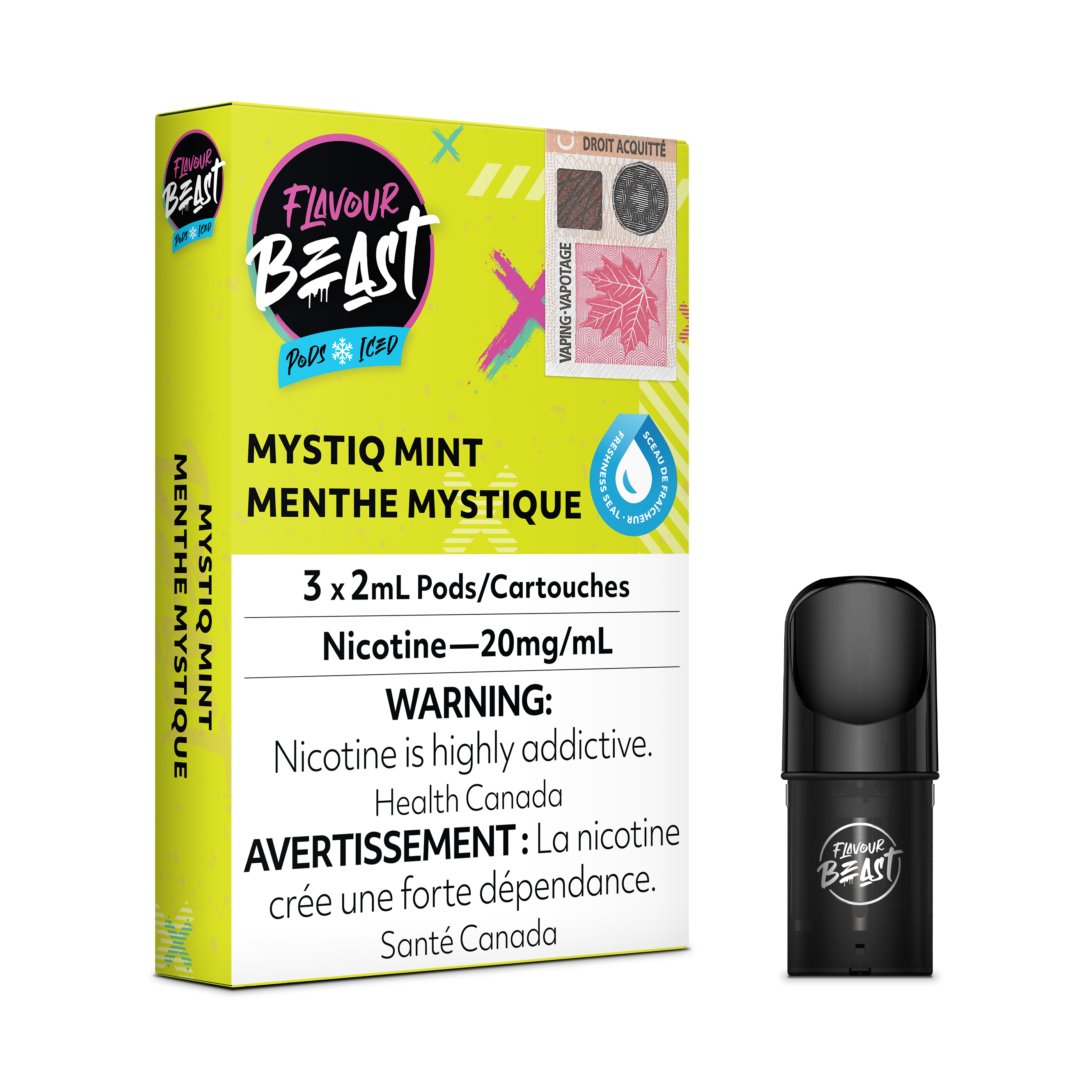 Capsules Flavour Beast Flow - Bomb Blue Razz (Compatible avec STLTH)