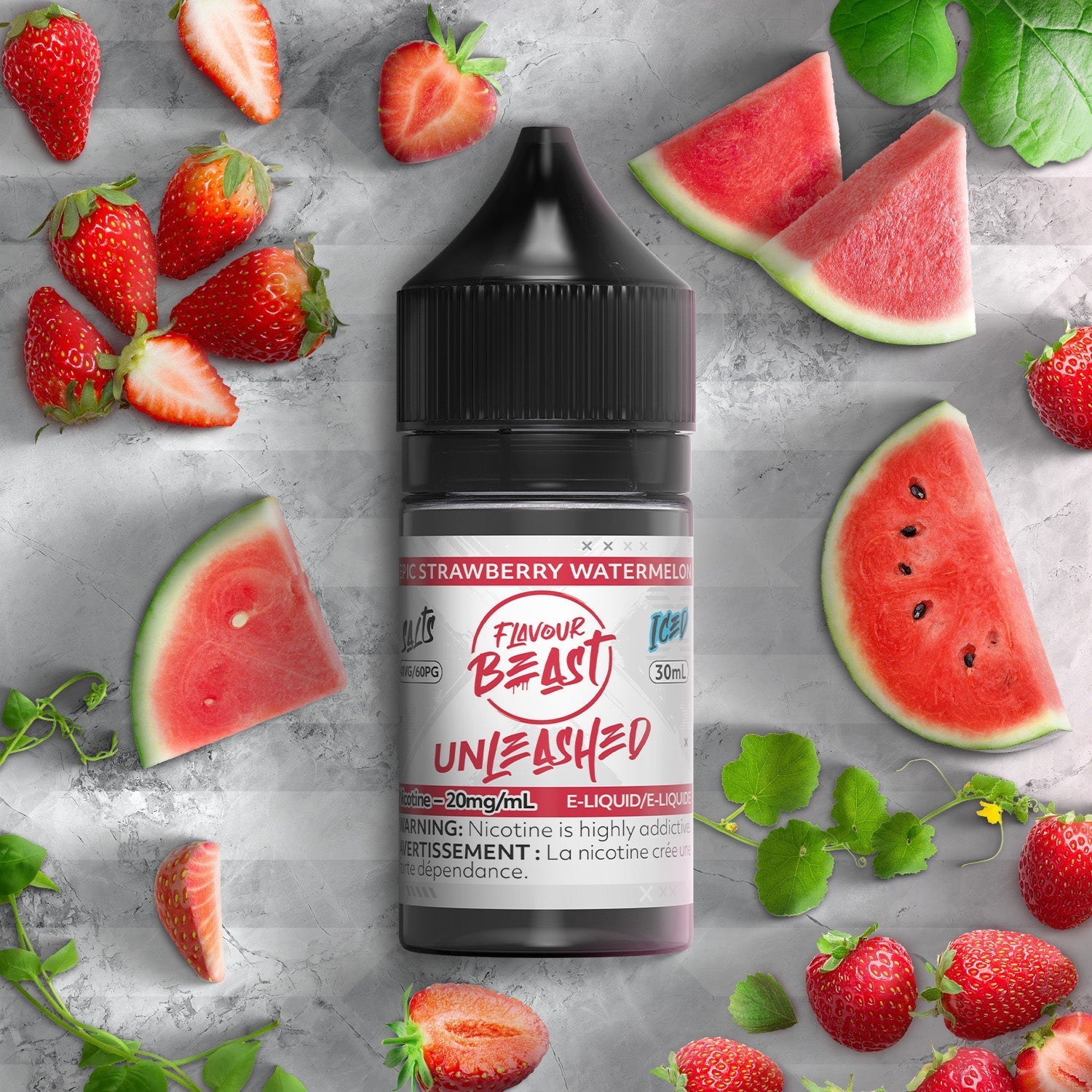 Saveur Beast Unleashed Salt - Epic Fraise Pastèque (PROVINCIAL)