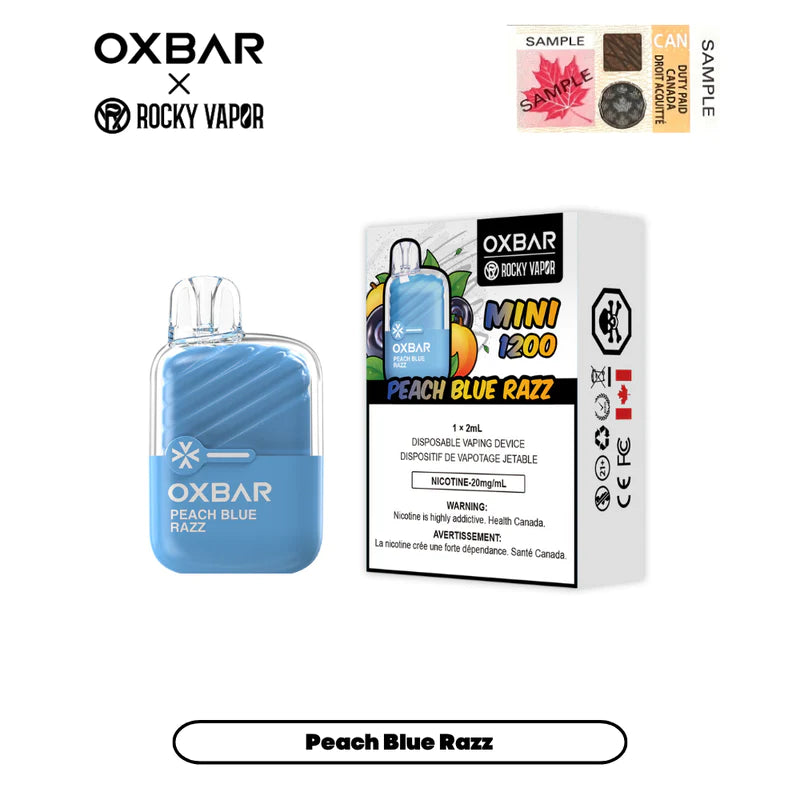 Oxbar Mini Disposable E Cig EXCISE TAXED 1200 Puffs VIP VAPE