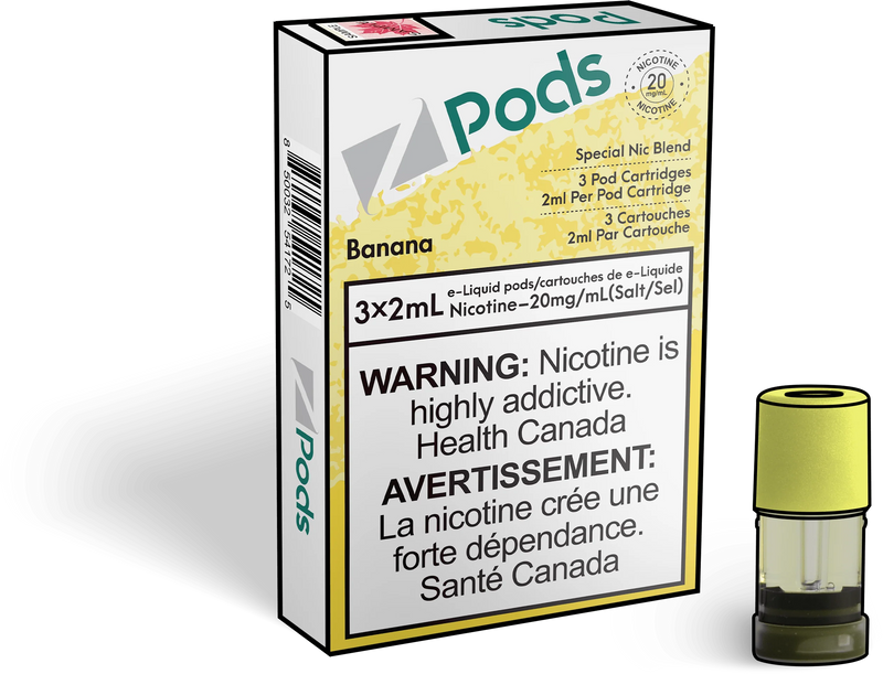 Z Pods - Banana (EXCISE TAXED)