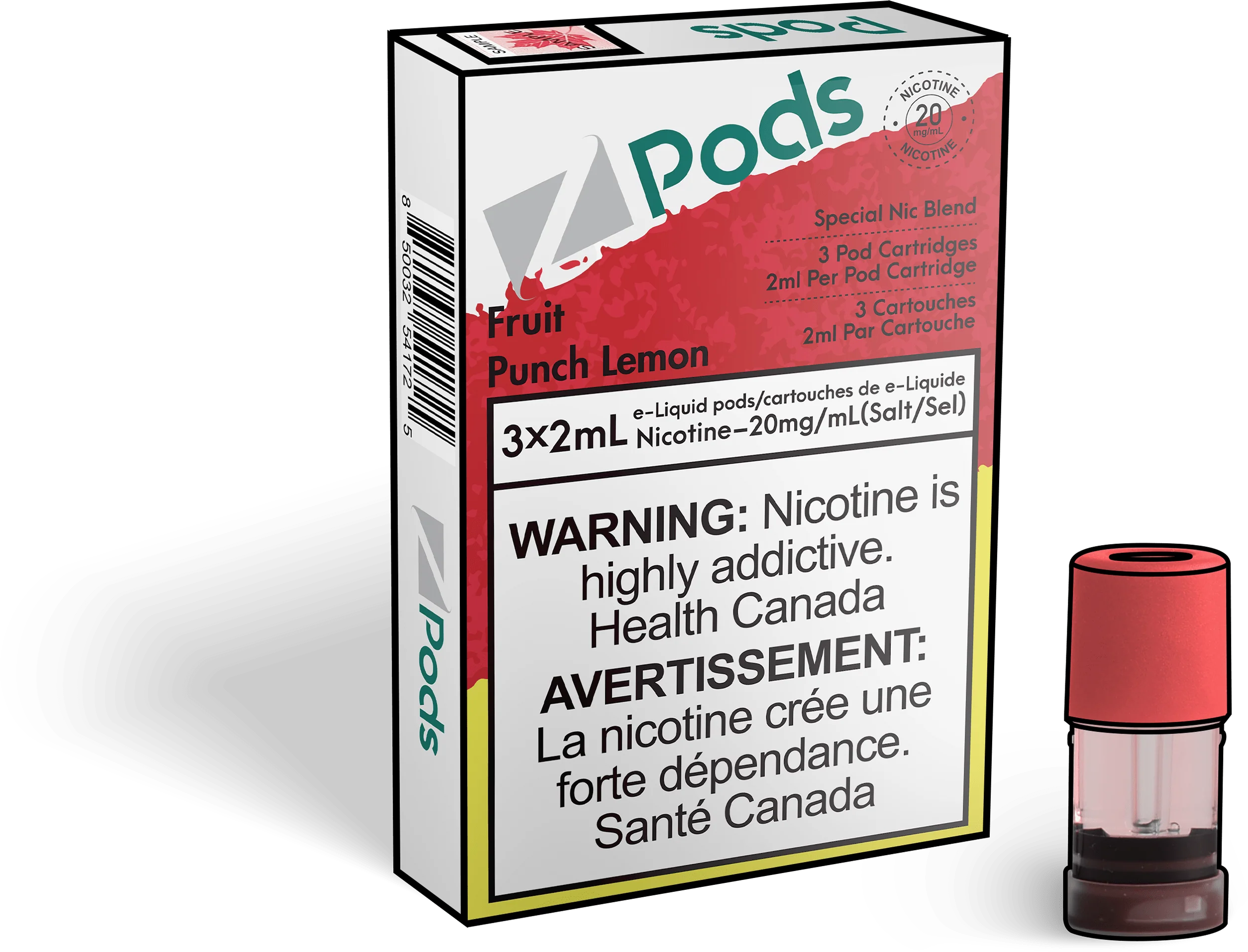 Z Pods - Nectar de fruits (Punch) Citron (PROVINCIAL)
