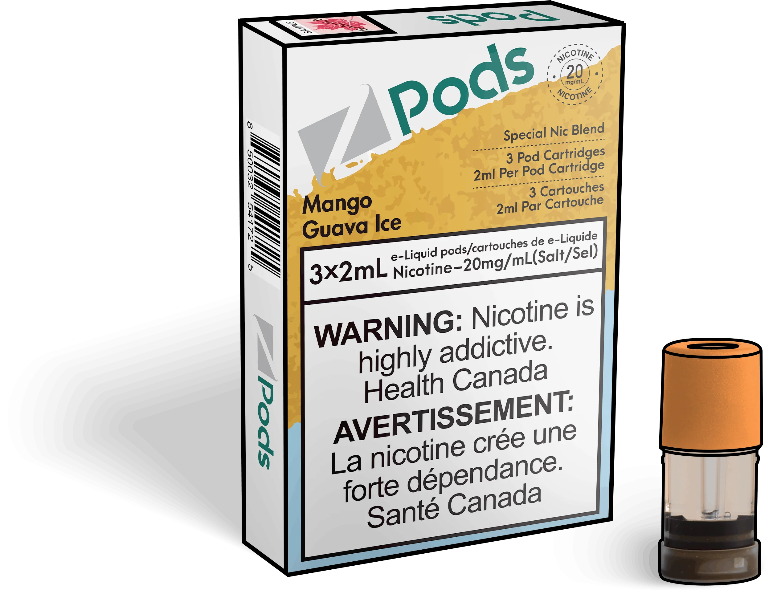 Z Pods - Glace à la mangue et à la goyave (PROVINCIAL)