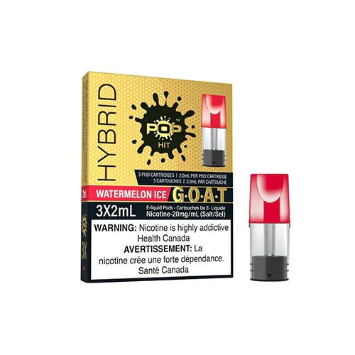 Capsules Pop Hybrid – Glace pastèque (compatibles avec STLTH) (fédéral)