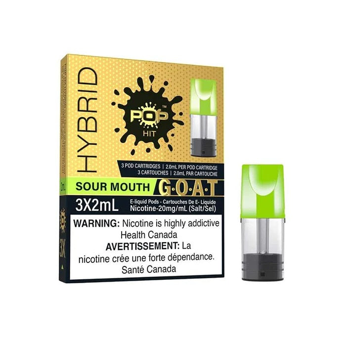 Pods hybrides Pop - SMGOAT - STING (compatibles avec STLTH) (FÉDÉRAL)
