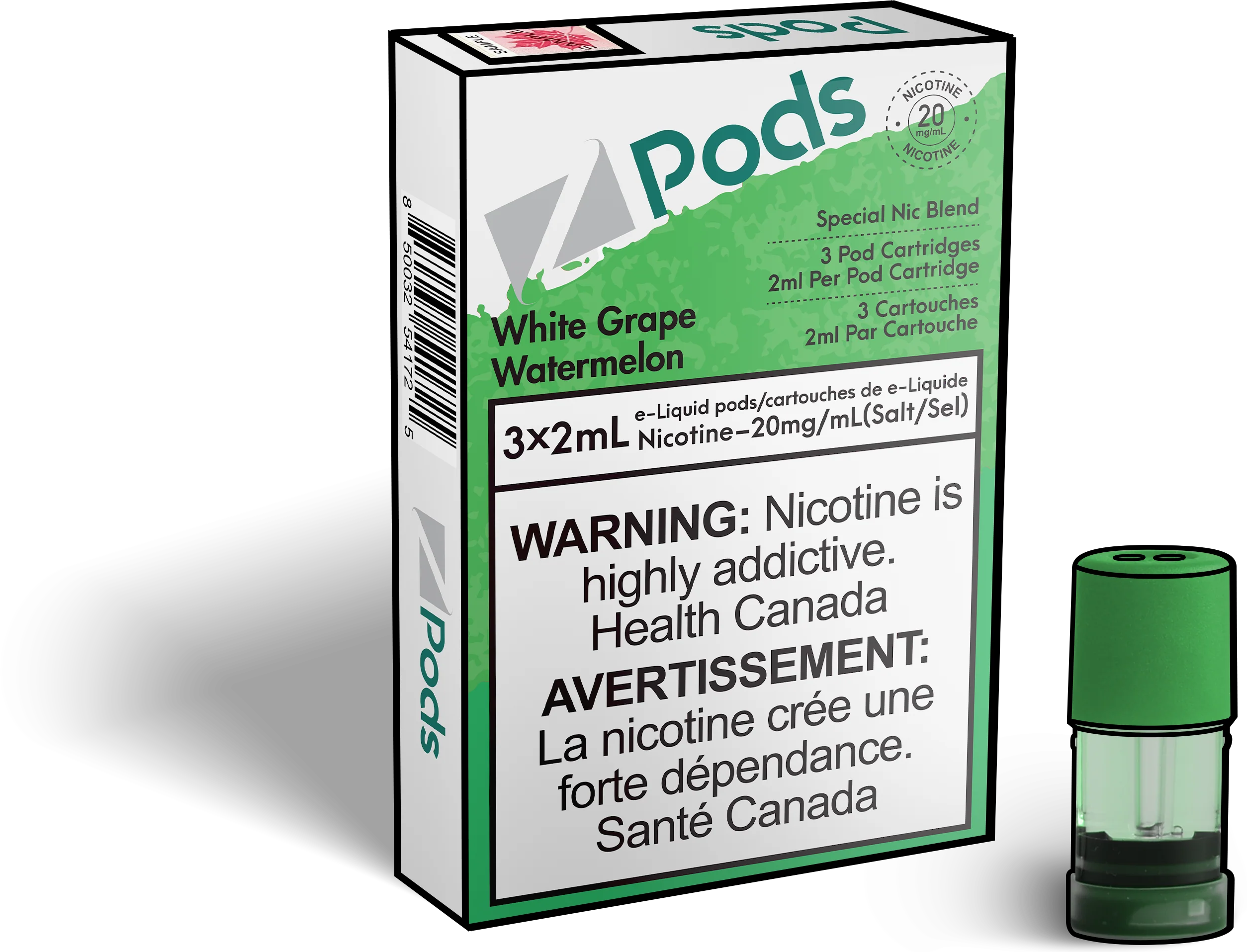 Z Pods - Raisin blanc et pastèque (PROVINCIAL)