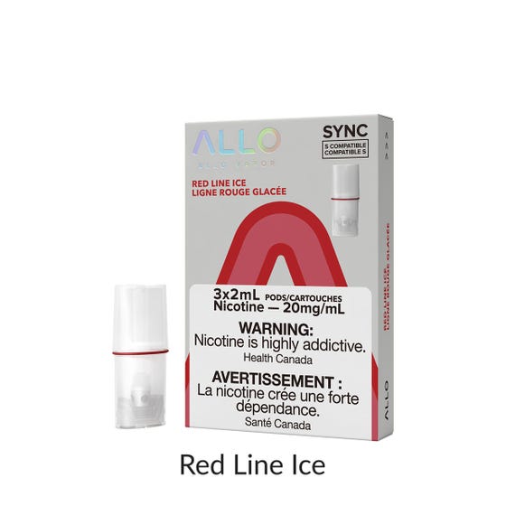 Allo Pods - Redline Ice (Compatible With STLTH) (EXCISE TAXED)