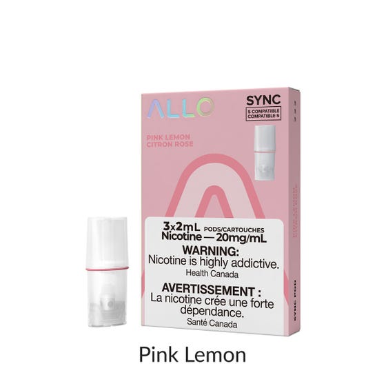 Allo Pods - Pink Lemon (Compatible With STLTH) (EXCISE TAXED)