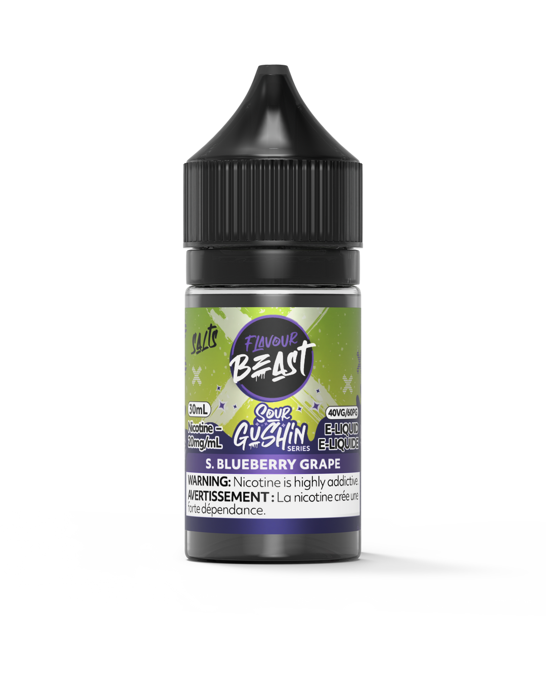 Sour Gushin S. Blueberry Grape by Flavour Beast Salt - 30ml