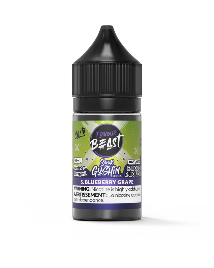 Sour Gushin S. Blueberry Grape by Flavour Beast Salt - 30ml