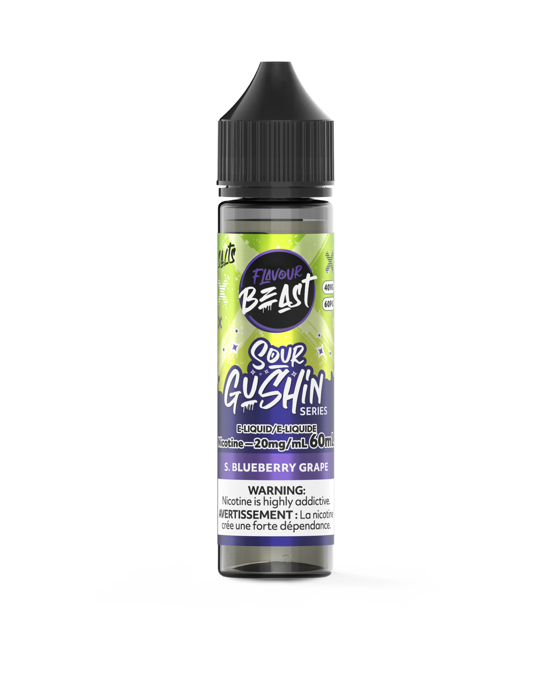 Sour Gushin S. Blueberry Grape by Flavour Beast Salt - 60ml