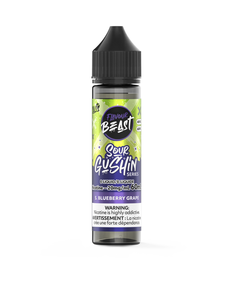 Sour Gushin S. Blueberry Grape by Flavour Beast Salt - 60ml
