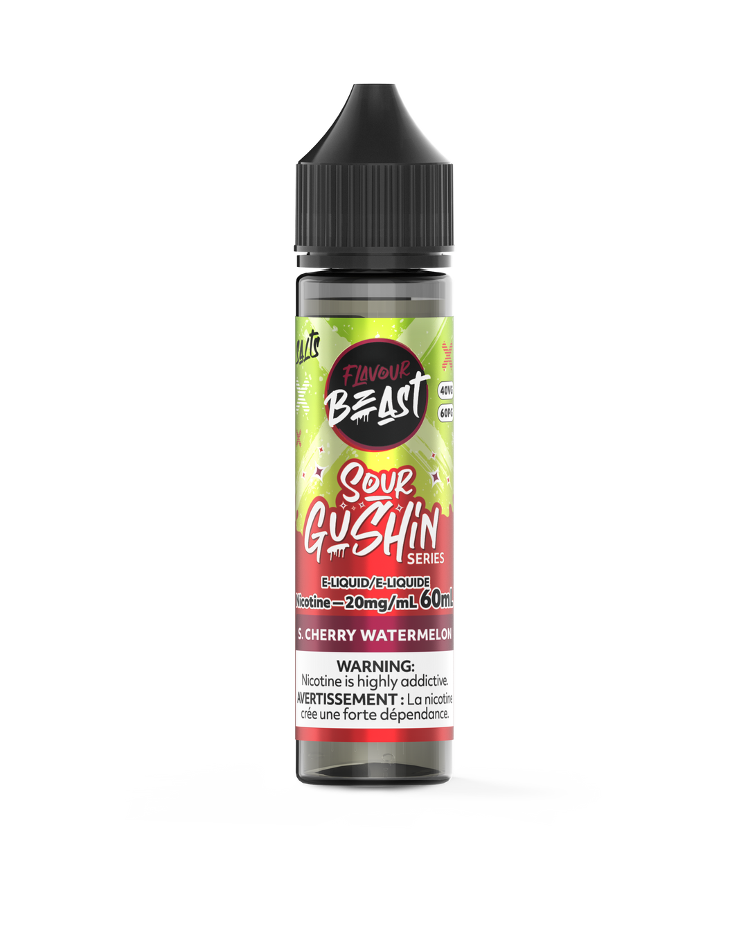 Sour Gushin S. Cherry Watermelon by Flavour Beast Salt - 60ml