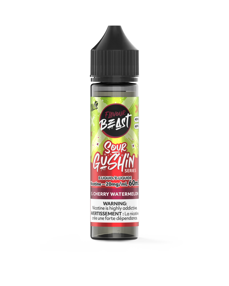 Sour Gushin S. Cherry Watermelon by Flavour Beast Salt - 60ml