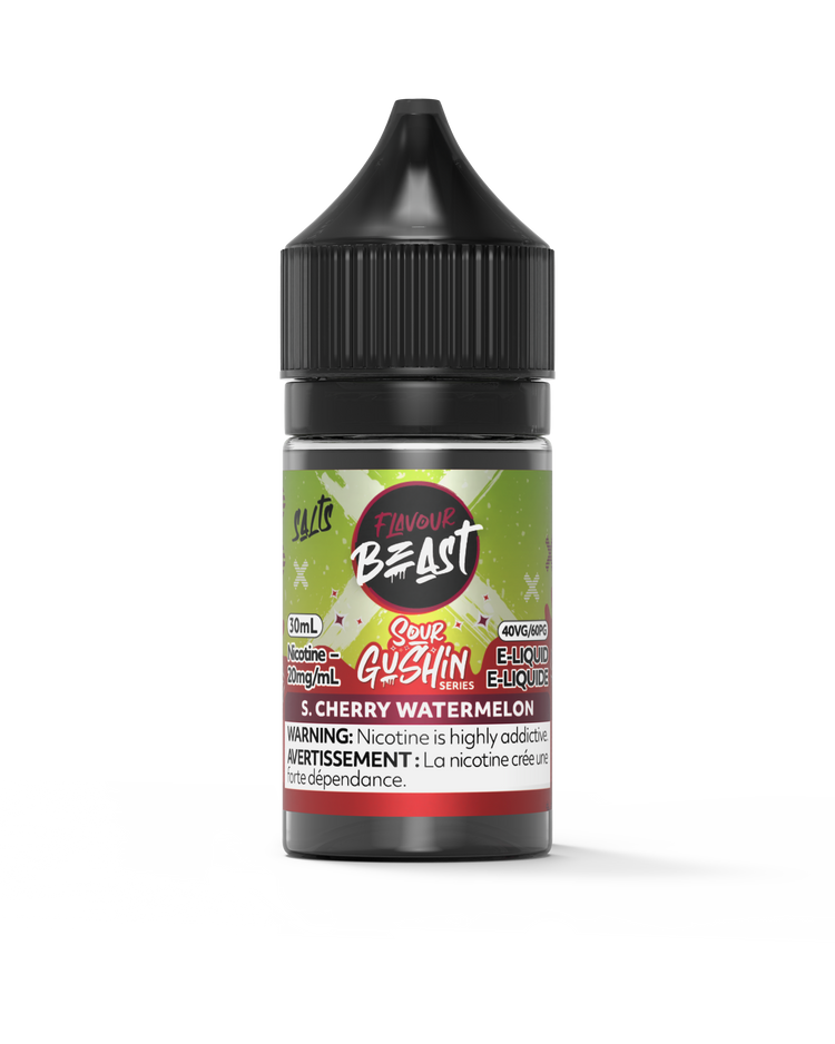 Sour Gushin S. Cherry Watermelon by Flavour Beast Salt - 30ml