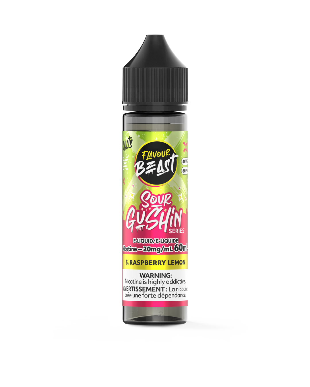 Sour Gushin S. Raspberry Lemon by Flavour Beast Salt - 60ml