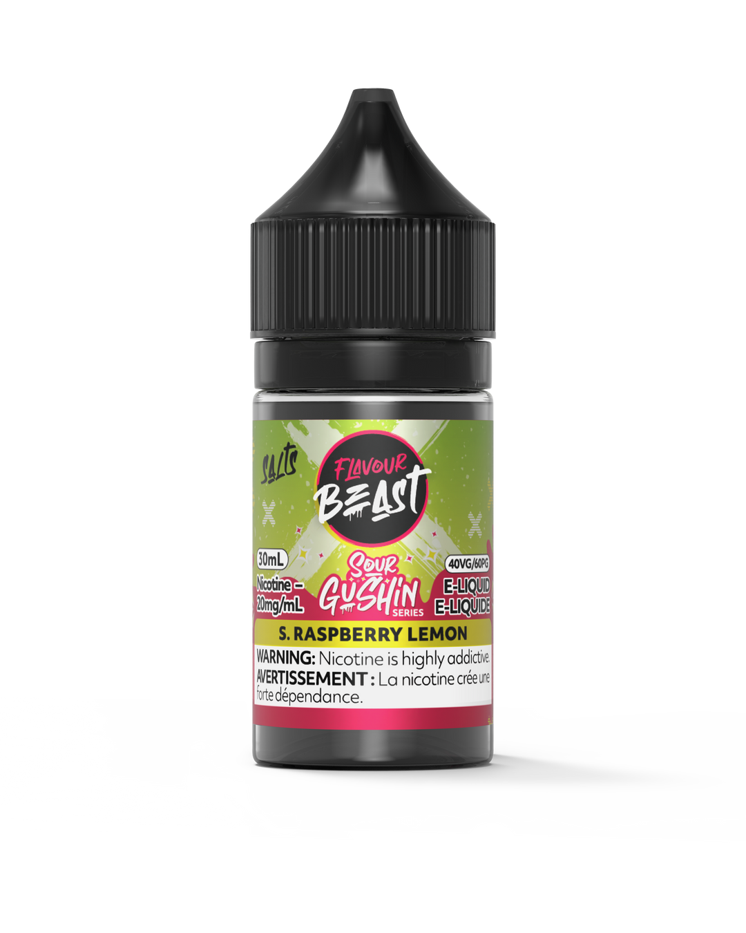 Sour Gushin S. Raspberry Lemon by Flavour Beast Salt - 30ml