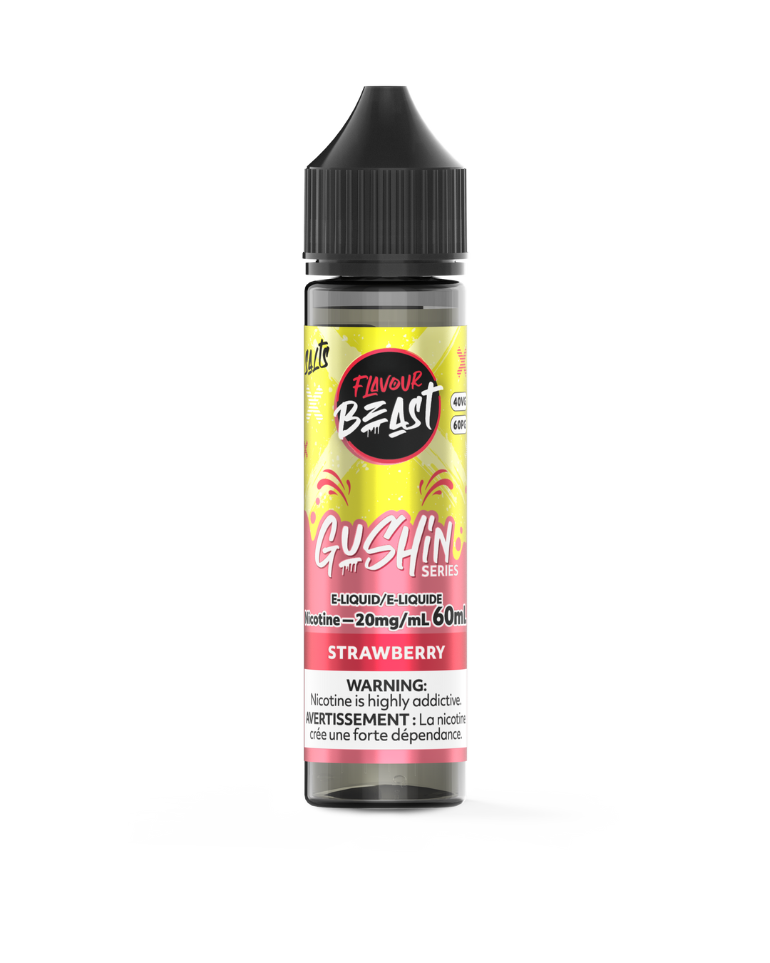 Gushin Strawberry by Flavour Beast Salt - 60ml