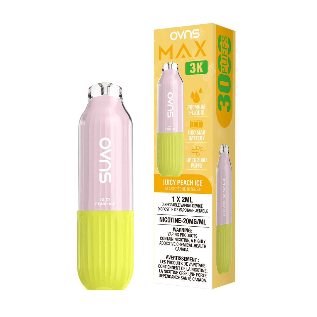 Juice Peach G Ice Ovns Max - Disposable 3K
