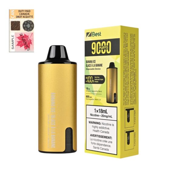 ZBest - Disposable E-Cig (9000 Puffs) (EXCISE TAXED)