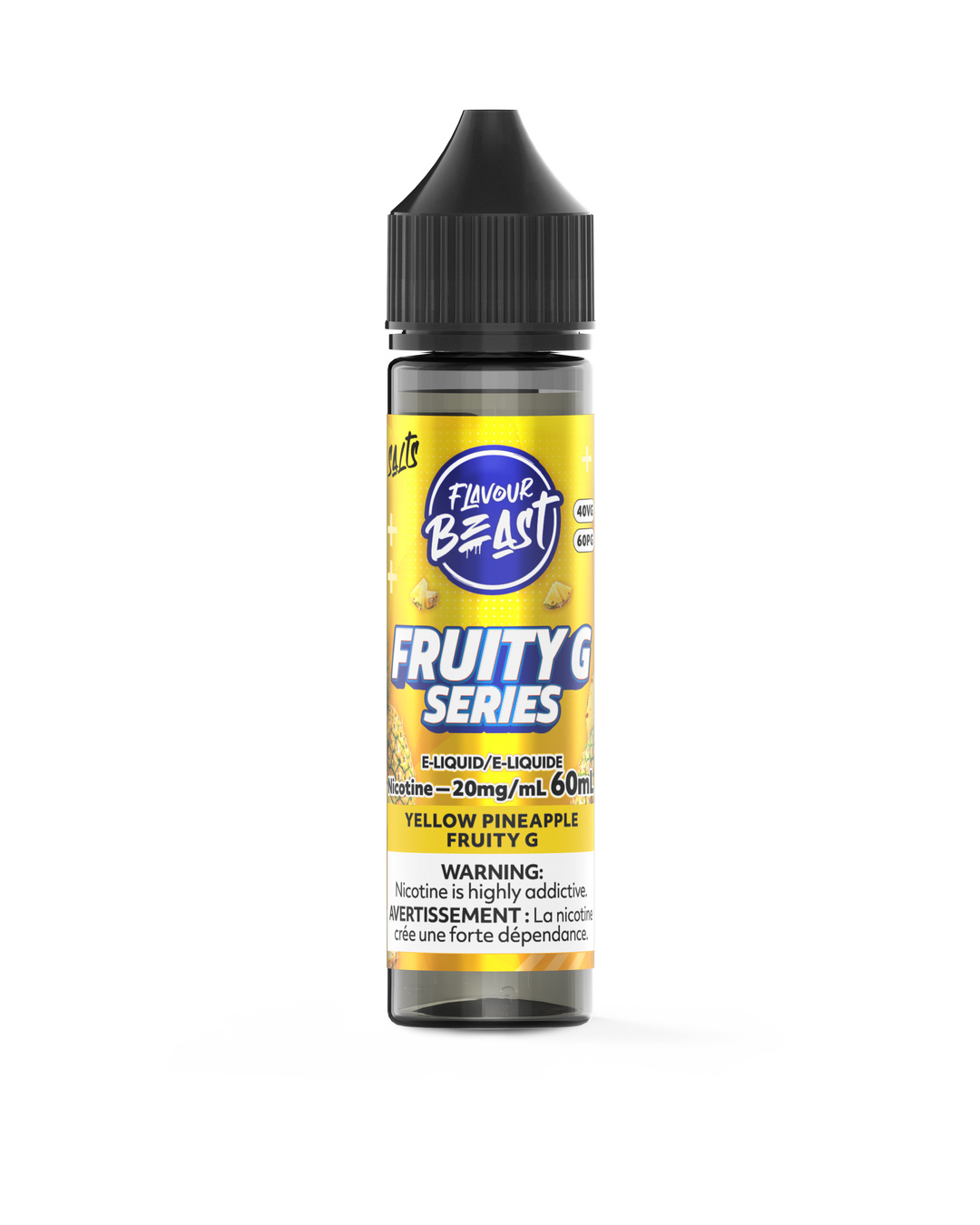 Yellow Pineapple Fruity G by Flavour Beast Salt - 60ml