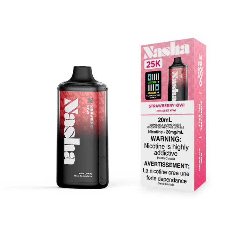 Strawberry Kiwi Nasha 25K - Disposable Vape