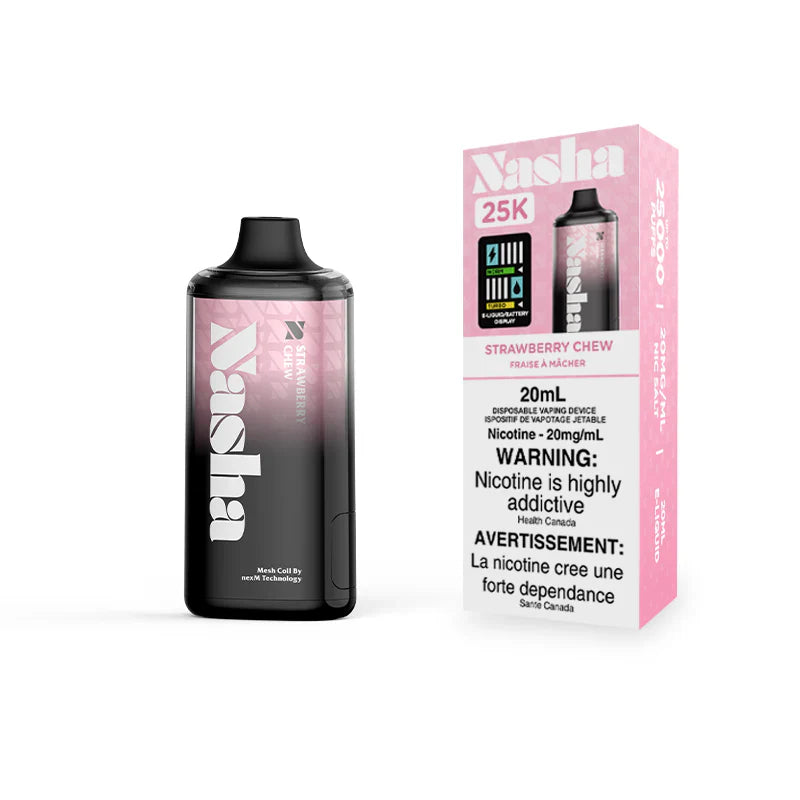 Strawberry Chew Nasha 25K - Disposable Vape
