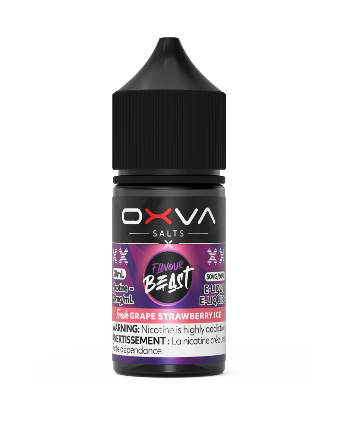 Fresh Grape Strawberry Ice by Flavour Beast x OXVA E-Liquid Salt