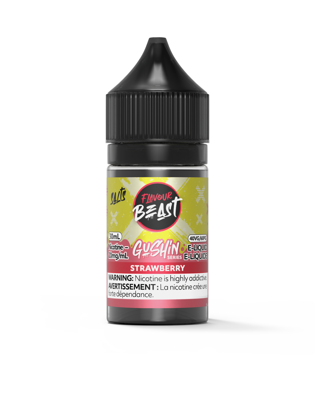 Gushin Strawberry by Flavour Beast Salt - 30ml