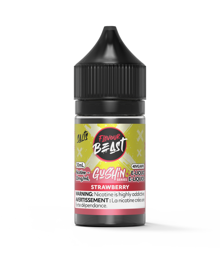 Gushin Strawberry by Flavour Beast Salt - 30ml