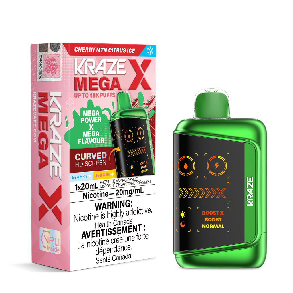 Kraze Mega X - Disposable E-Cig (PROVINCIAL) (48K Puffs)