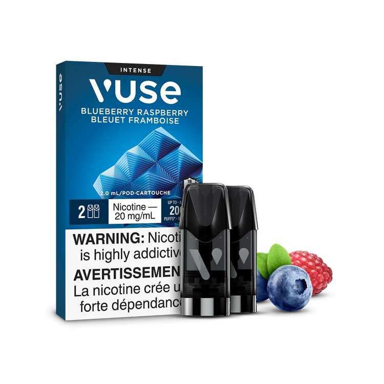 Blueberry Raspberry Vuse Pods Intense