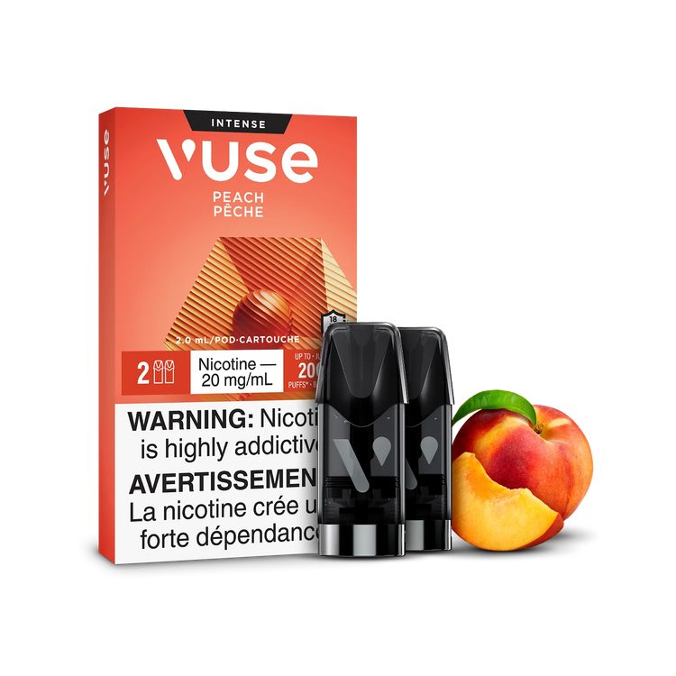 Peach Vuse Pods Intense