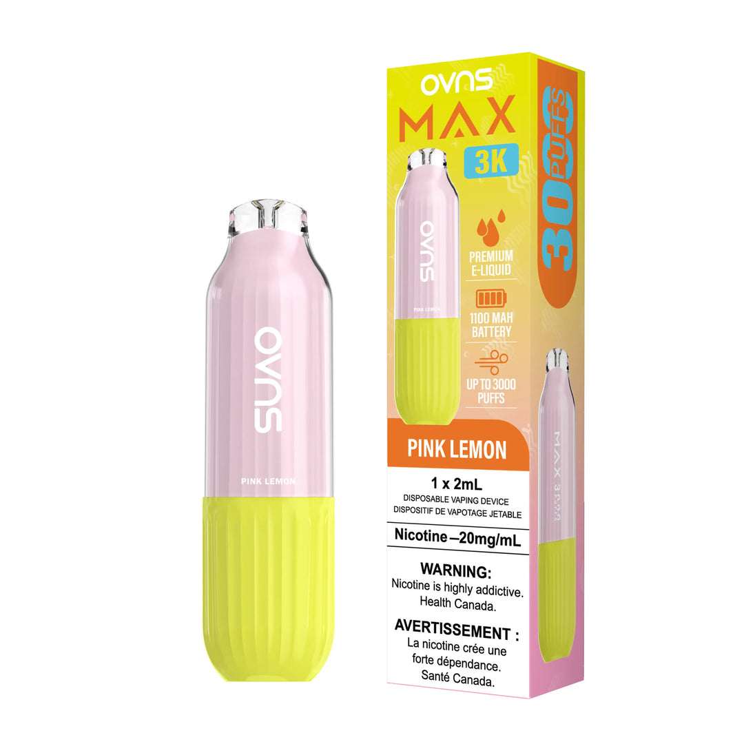Pink Lemon Ovns Max - Disposable 3K