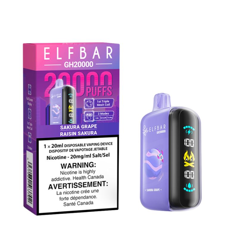 Elf Bar - GH20K Disposable E-Cig (20K Puffs) (FEDERAL)