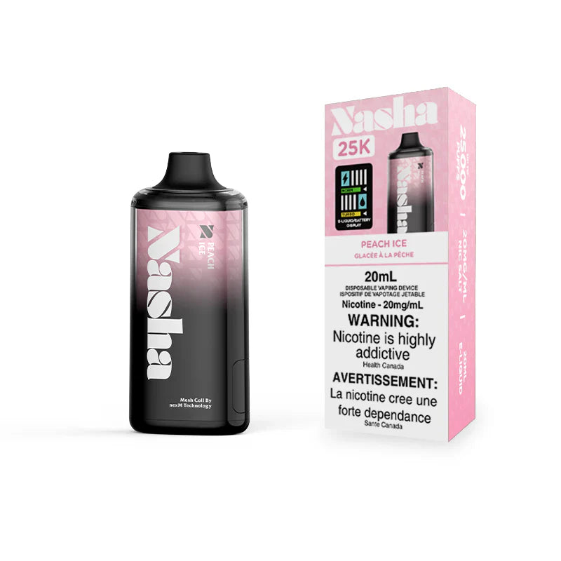 Peach Ice Nasha 25K - Disposable Vape