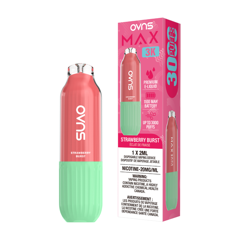 OVNS Max -  Disposable E-Cig (PROVINCIAL) (3000 Puffs)