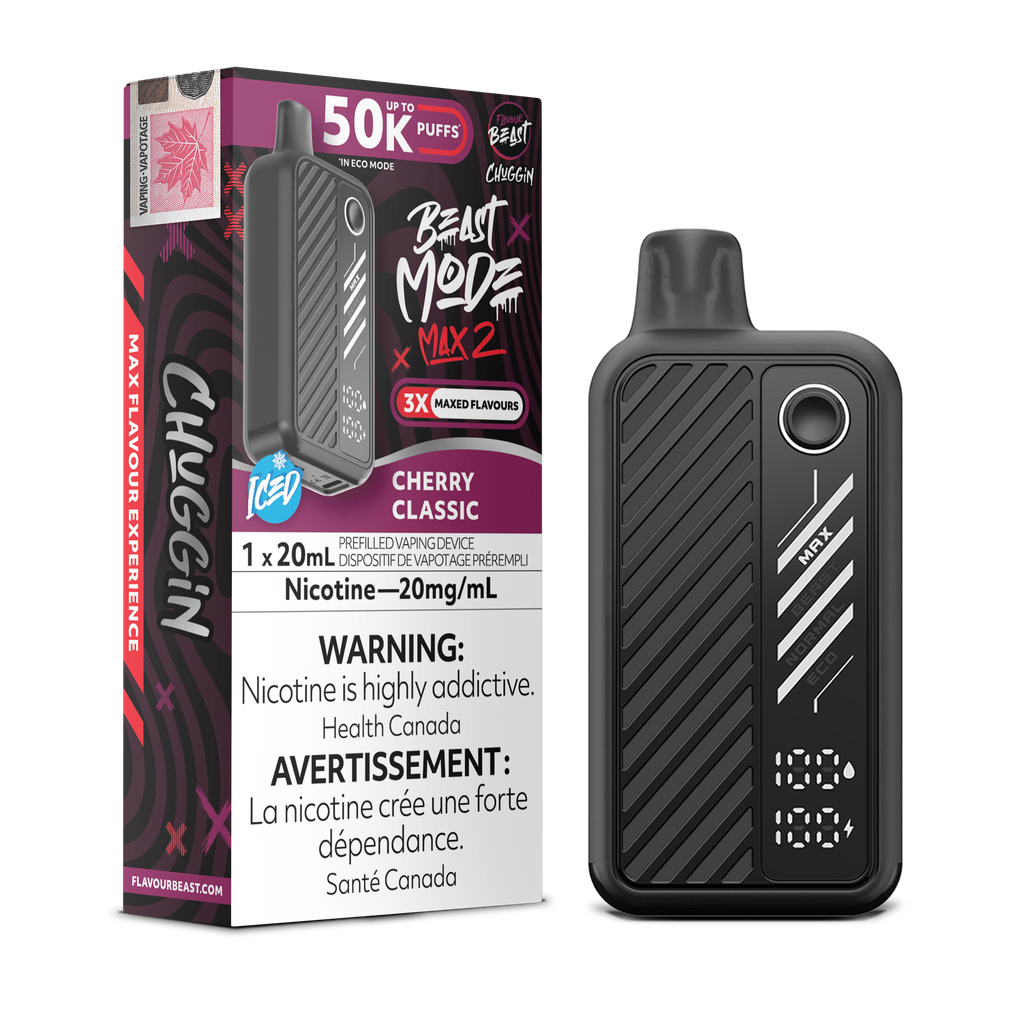 Flavour Beast Mode Max 2 – Cigarette électronique jetable (PROVINCIALE) (50 000 bouffées) 