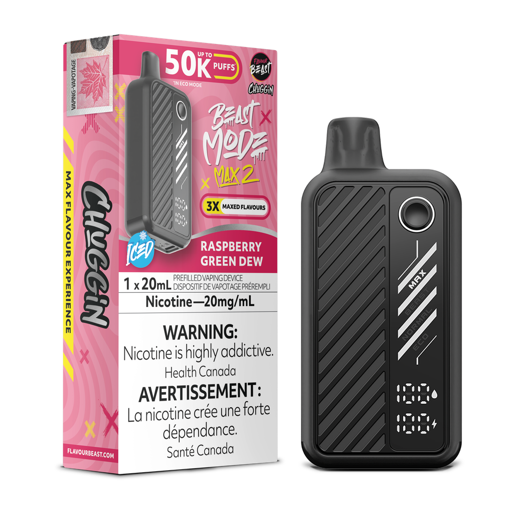 Flavour Beast Mode Max 2 – Cigarette électronique jetable (PROVINCIALE) (50 000 bouffées) 
