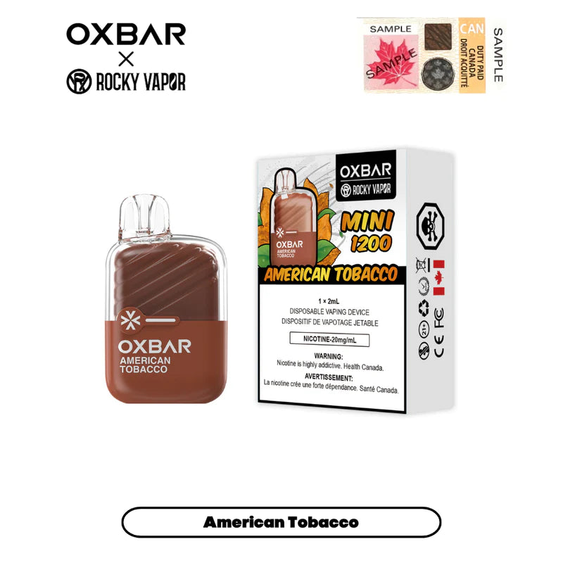 Oxbar Mini - Disposable E-Cig (FEDERAL) (1200 Puffs)