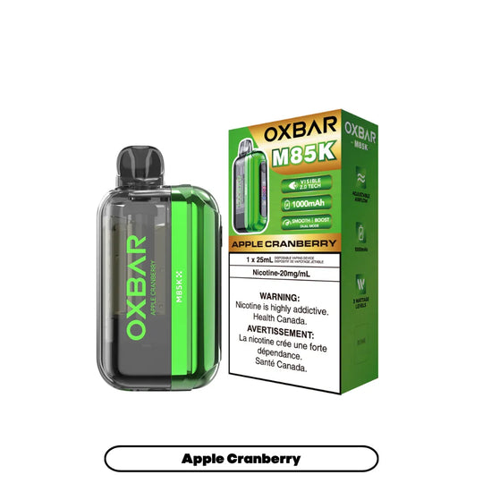 Apple Cranberry Oxbar M85K - Jetable 85K