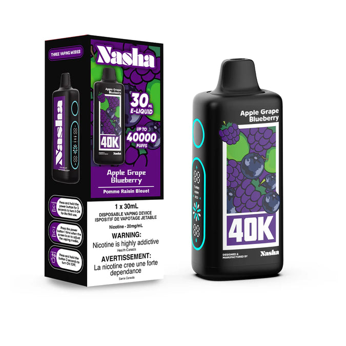 Vapes jetables Nasha  Appareils haute capacit de 25K et 40K | VIP Vape  Canada