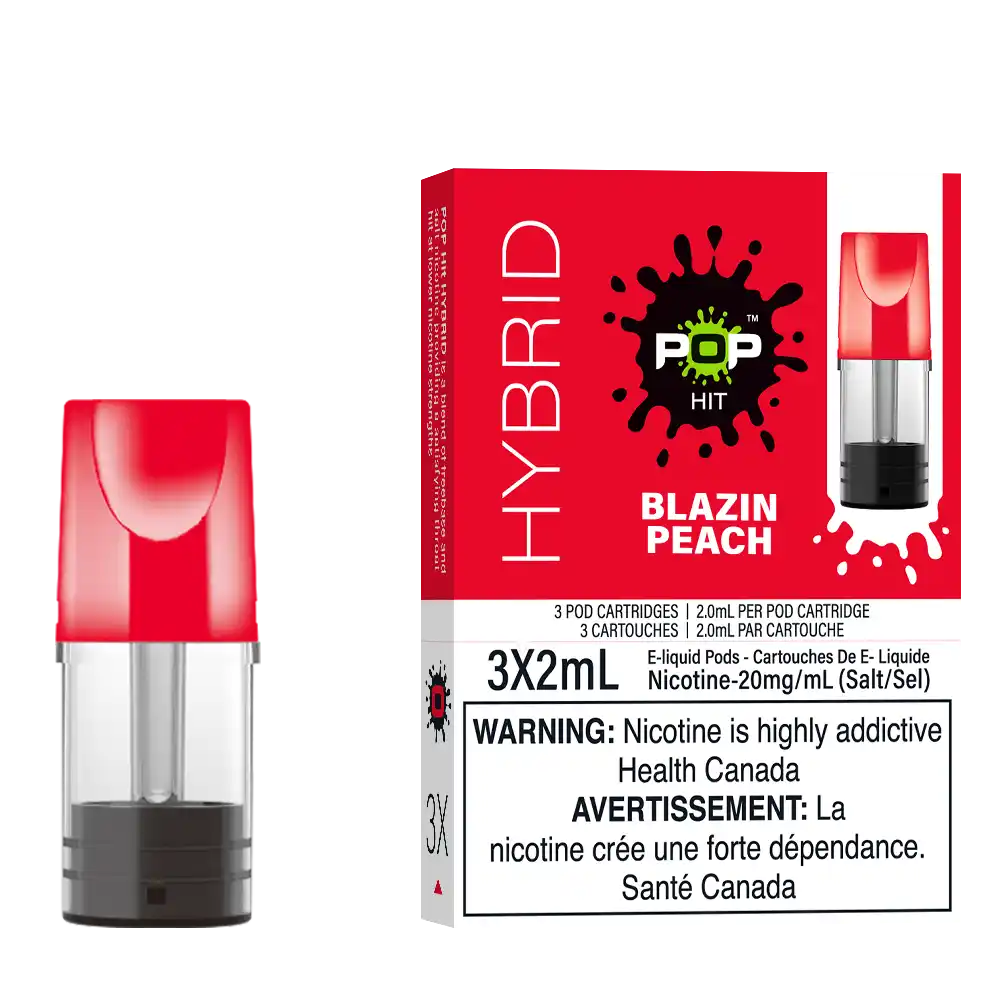 Blazin Peach (Sour Peach) Stlth Pods by Pop Hybrid