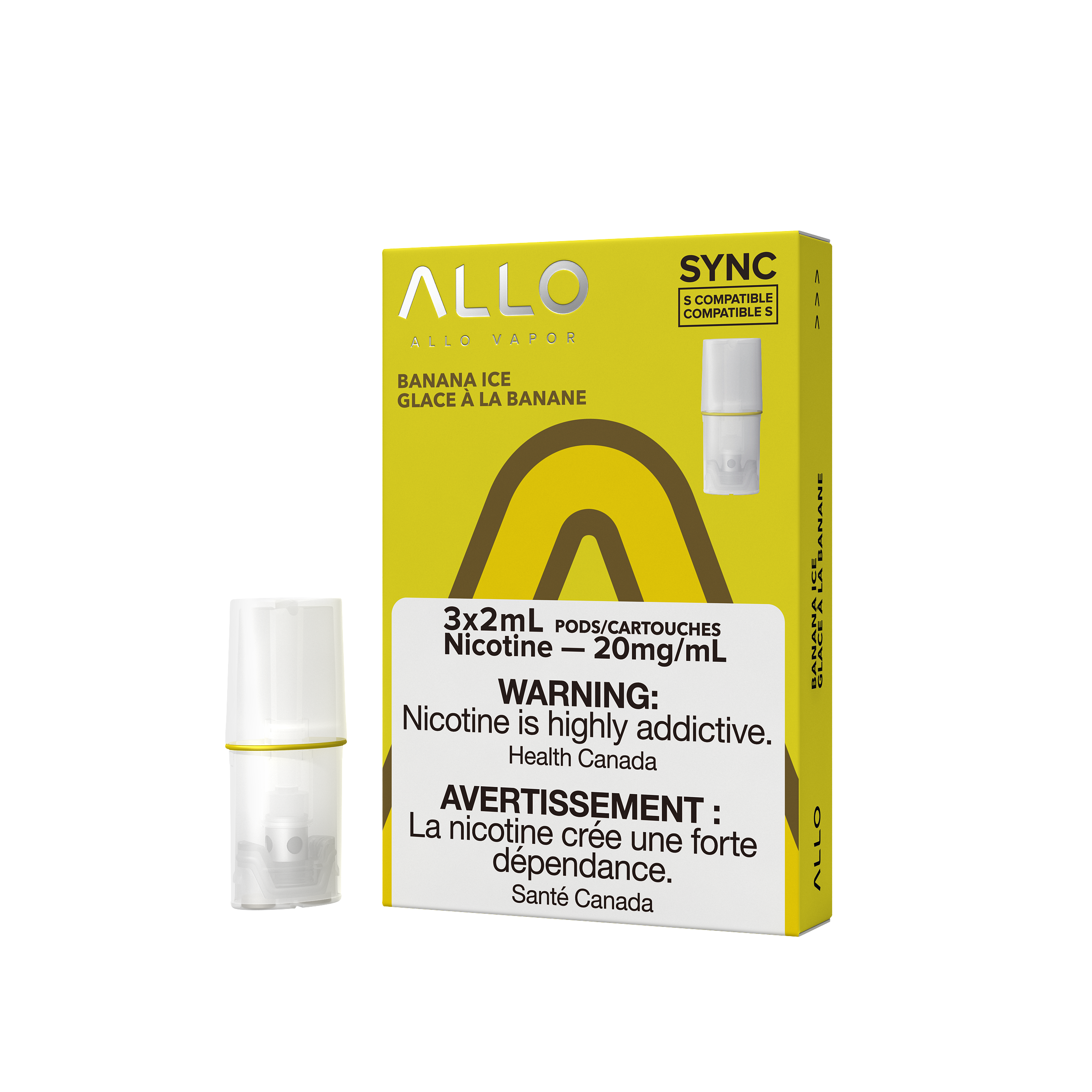 Allo Pods -  Banana Ice (Compatible With STLTH) (FEDERAL)