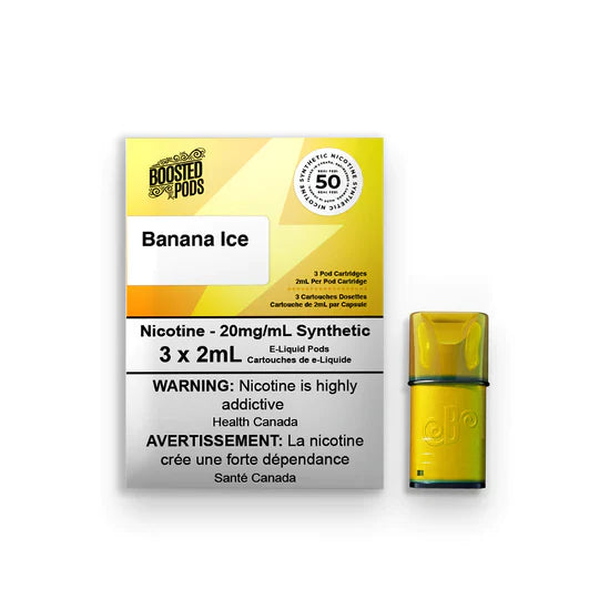 Boosted Pods - Banana Ice (FEDERAL) (STLTH Compatible)