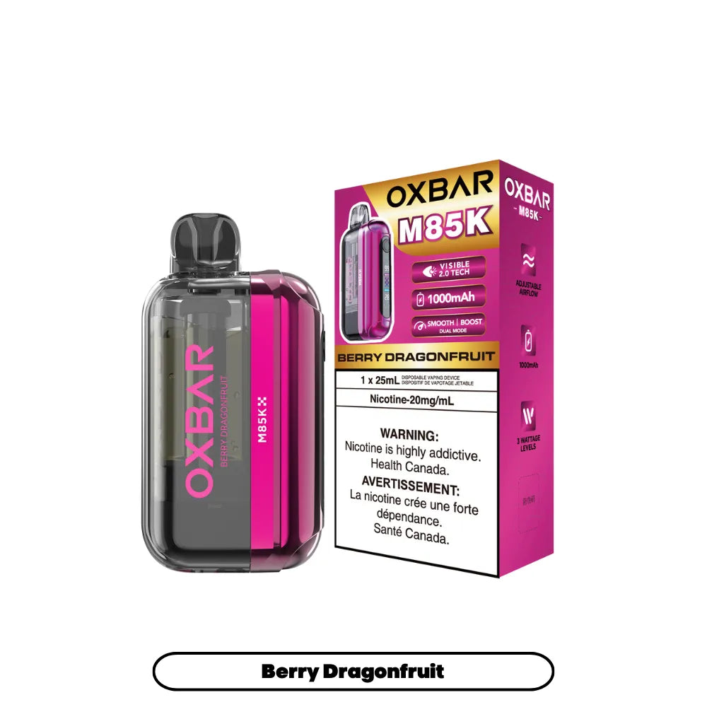 Oxbar M85K Disposable Vape 85,000 Puffs | 25 mL, 20 mg VIP Vape Oxbar M85K Disposable Vape 85,000 Puffs | 25 mL, 20 mg VIP Vape