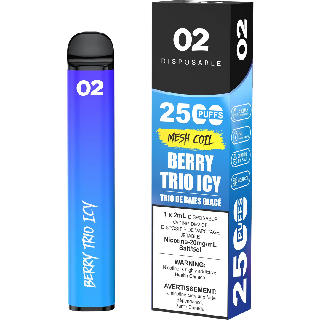 Berry Trio Icy O2 - Disposable 2.5K