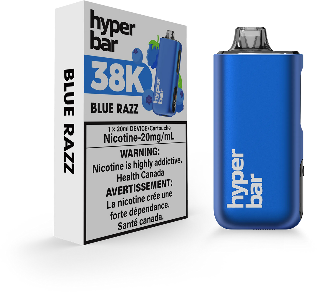Blue Razz Hyperbar BE38000 - Disposable Vape
